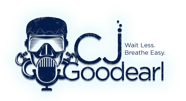 CJ Goodearl. Wait Less. Breathe Easy.